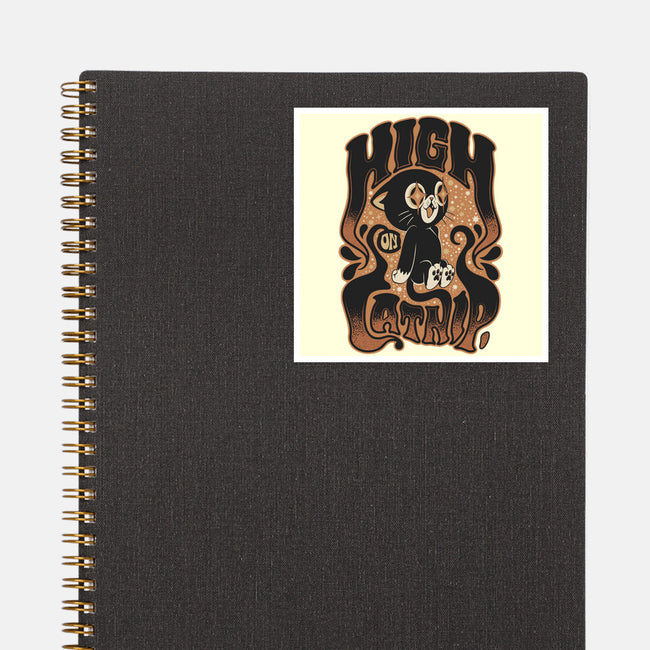 High On Catnip-None-Glossy-Sticker-Popnotic