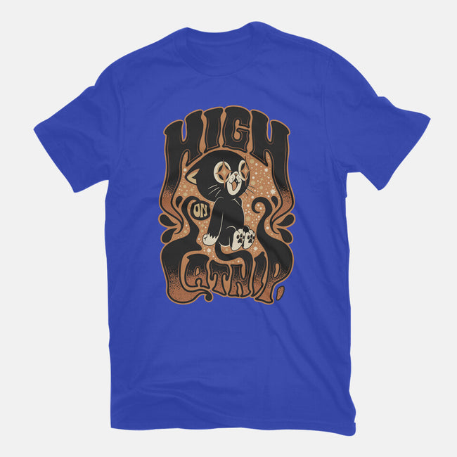High On Catnip-Womens-Fitted-Tee-Popnotic