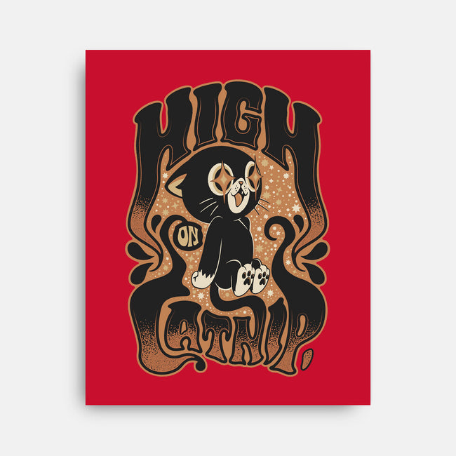 High On Catnip-None-Stretched-Canvas-Popnotic
