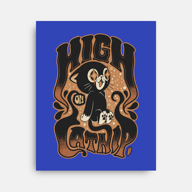 High On Catnip-None-Stretched-Canvas-Popnotic