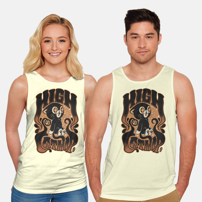 High On Catnip-Unisex-Basic-Tank-Popnotic