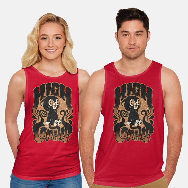 High On Catnip-Unisex-Basic-Tank-Popnotic