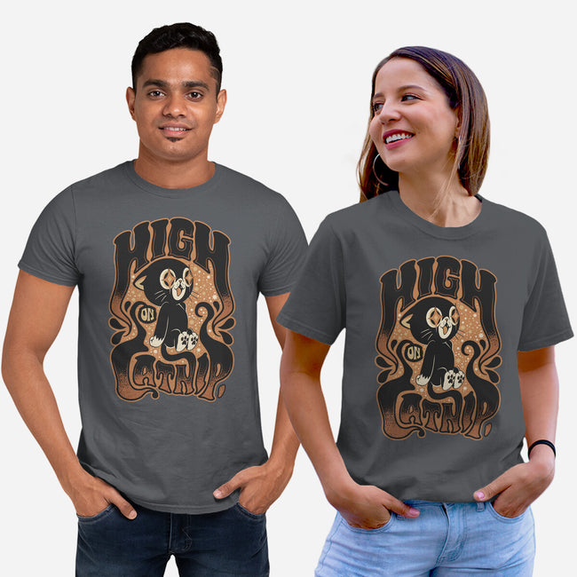 High On Catnip-Unisex-Basic-Tee-Popnotic