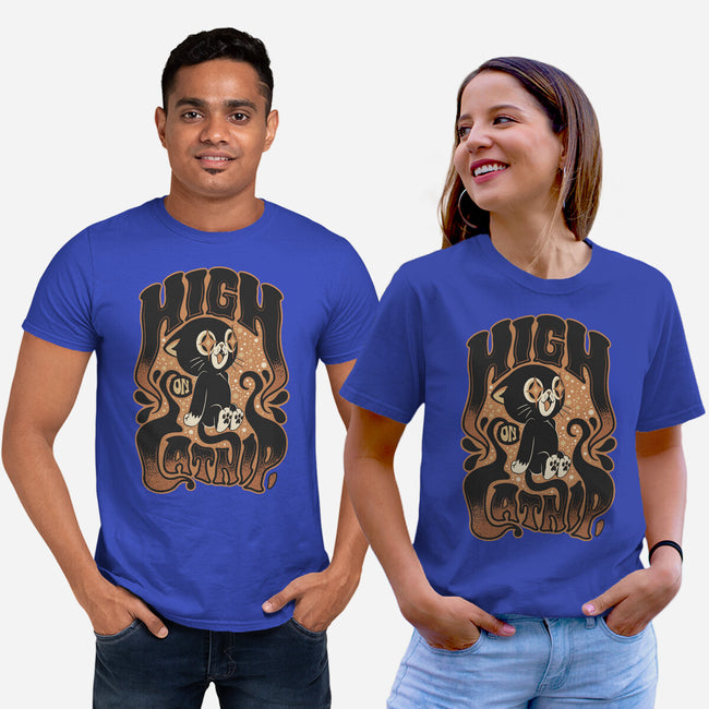 High On Catnip-Unisex-Basic-Tee-Popnotic