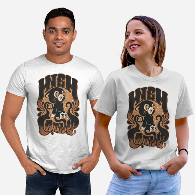 High On Catnip-Unisex-Basic-Tee-Popnotic