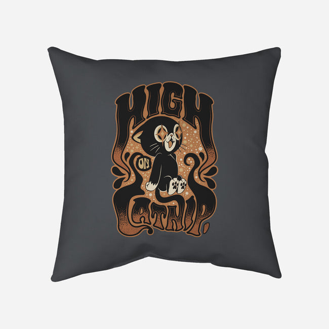 High On Catnip-None-Removable Cover w Insert-Throw Pillow-Popnotic