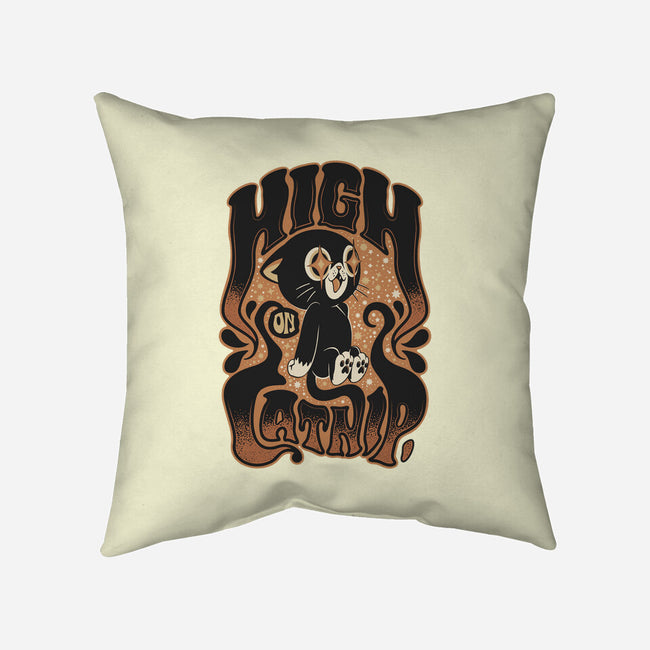 High On Catnip-None-Removable Cover w Insert-Throw Pillow-Popnotic