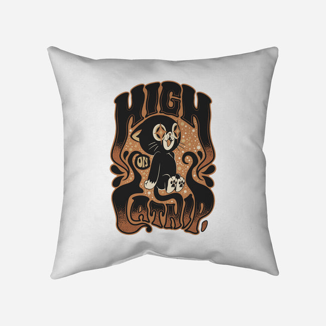 High On Catnip-None-Removable Cover w Insert-Throw Pillow-Popnotic