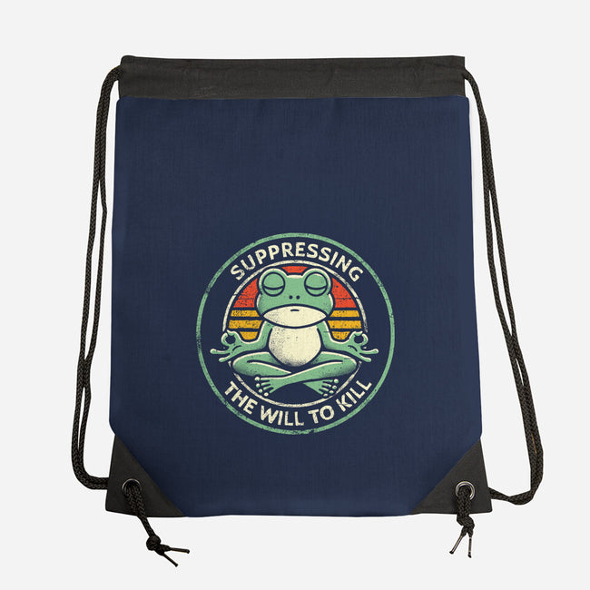 Suppressing The Will To Kill-None-Drawstring-Bag-BridgeWalker