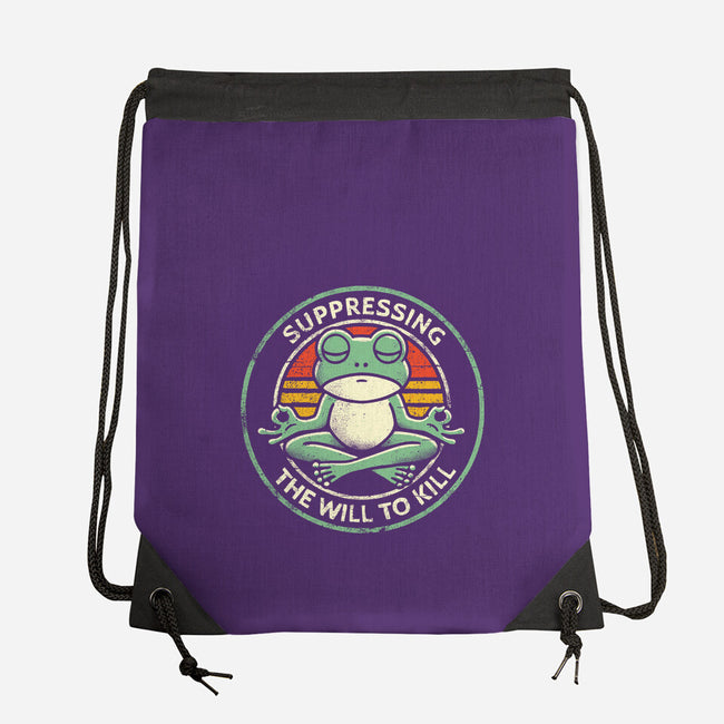 Suppressing The Will To Kill-None-Drawstring-Bag-BridgeWalker