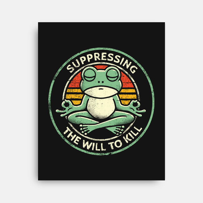 Suppressing The Will To Kill-None-Stretched-Canvas-BridgeWalker