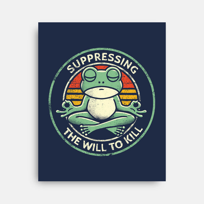 Suppressing The Will To Kill-None-Stretched-Canvas-BridgeWalker