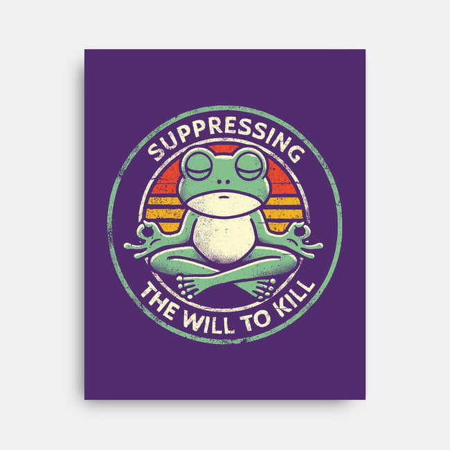 Suppressing The Will To Kill-None-Stretched-Canvas-BridgeWalker