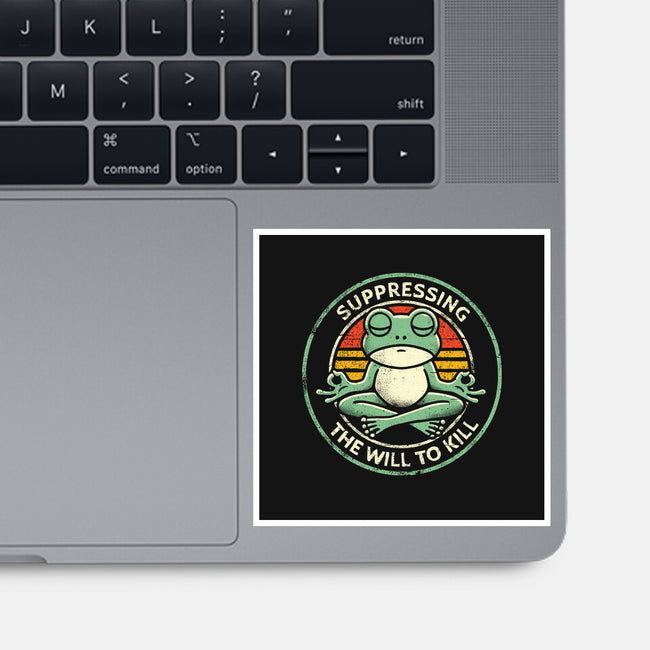 Suppressing The Will To Kill-None-Glossy-Sticker-BridgeWalker