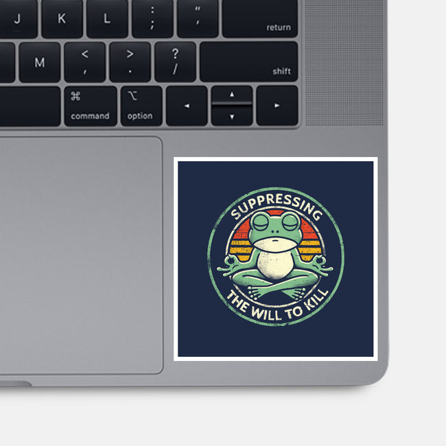 Suppressing The Will To Kill-None-Glossy-Sticker-BridgeWalker