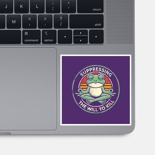 Suppressing The Will To Kill-None-Glossy-Sticker-BridgeWalker