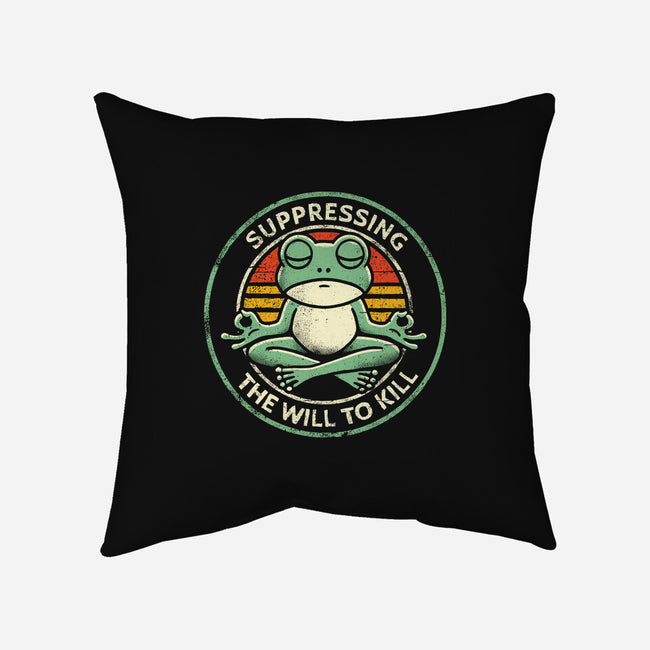 Suppressing The Will To Kill-None-Removable Cover w Insert-Throw Pillow-BridgeWalker