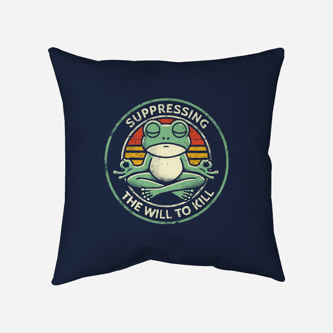 Suppressing The Will To Kill-None-Removable Cover w Insert-Throw Pillow-BridgeWalker