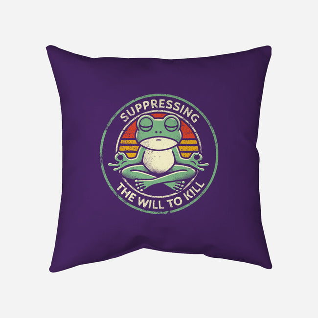 Suppressing The Will To Kill-None-Removable Cover w Insert-Throw Pillow-BridgeWalker