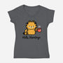 One Moar Game-Womens-V-Neck-Tee-Wenceslao A Romero