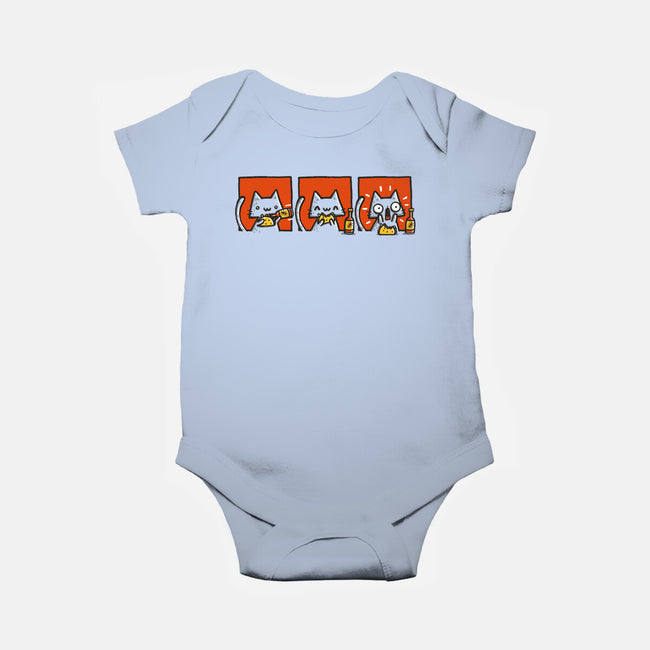 Hot Sauce Cat-Baby-Basic-Onesie-Wenceslao A Romero