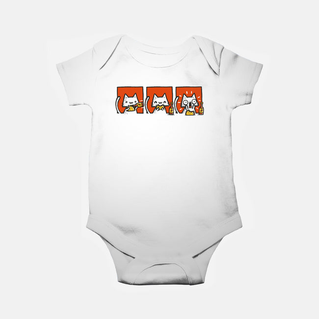 Hot Sauce Cat-Baby-Basic-Onesie-Wenceslao A Romero