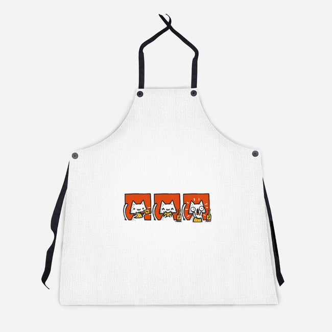 Hot Sauce Cat-Unisex-Kitchen-Apron-Wenceslao A Romero