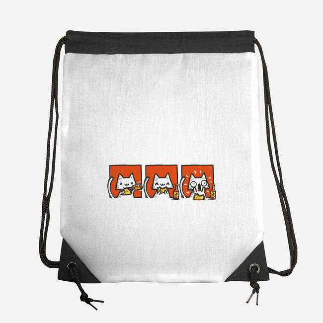 Hot Sauce Cat-None-Drawstring-Bag-Wenceslao A Romero