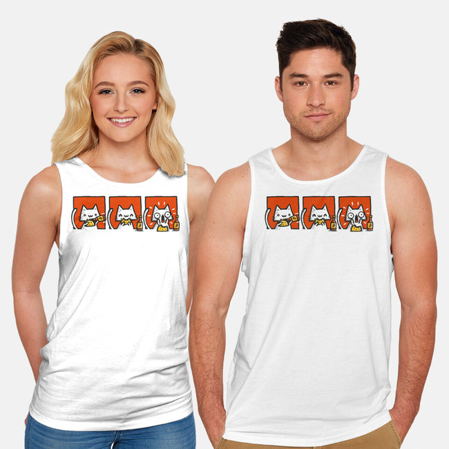 Hot Sauce Cat-Unisex-Basic-Tank-Wenceslao A Romero