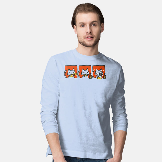 Hot Sauce Cat-Mens-Long Sleeved-Tee-Wenceslao A Romero