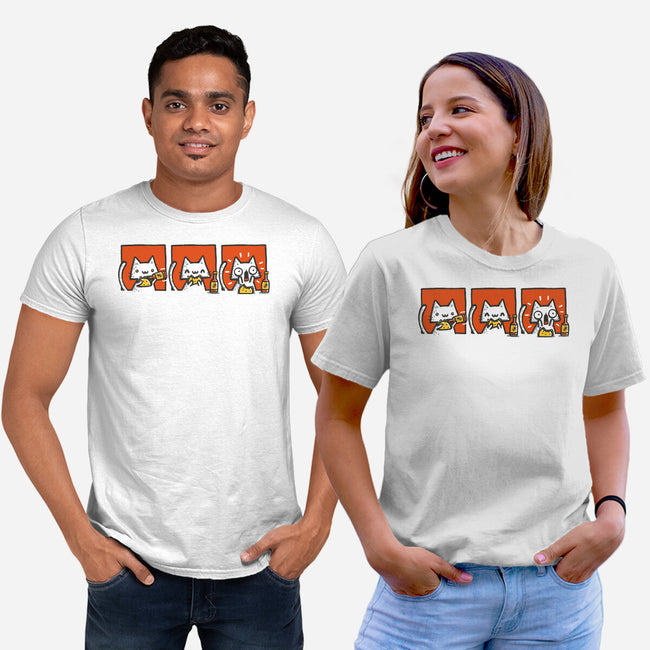 Hot Sauce Cat-Unisex-Basic-Tee-Wenceslao A Romero