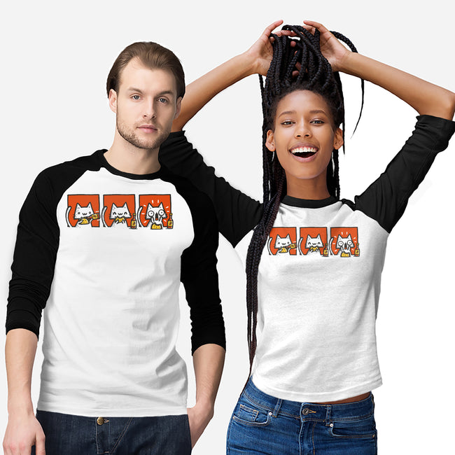 Hot Sauce Cat-Unisex-Baseball-Tee-Wenceslao A Romero