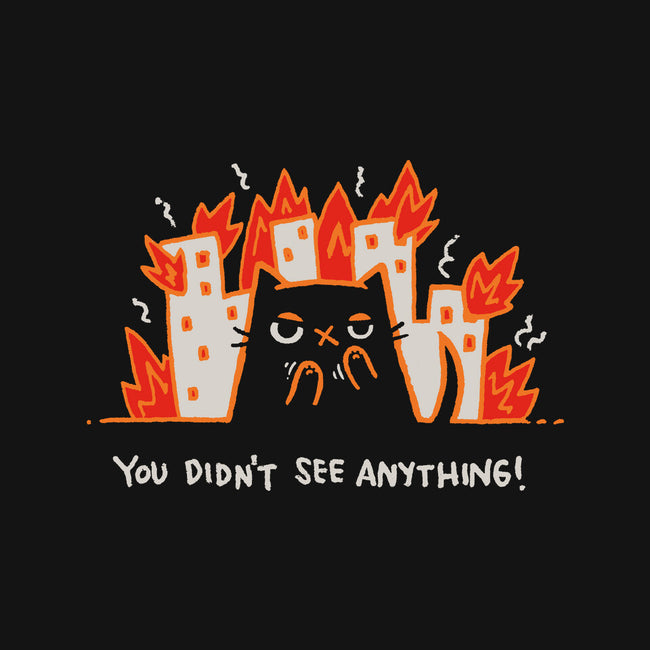Didn't See Anything-None-Basic Tote-Bag-Wenceslao A Romero