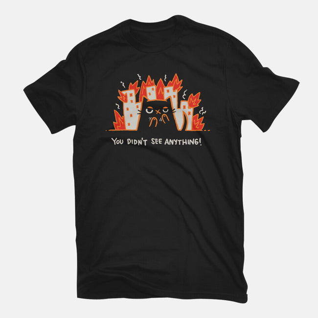 Didn't See Anything-Womens-Basic-Tee-Wenceslao A Romero