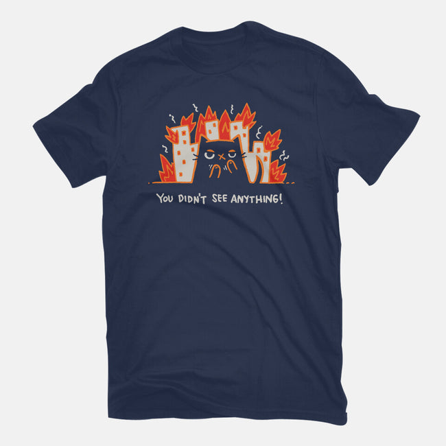 Didn't See Anything-Youth-Basic-Tee-Wenceslao A Romero