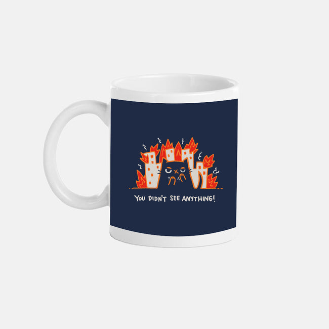 Didn't See Anything-None-Mug-Drinkware-Wenceslao A Romero