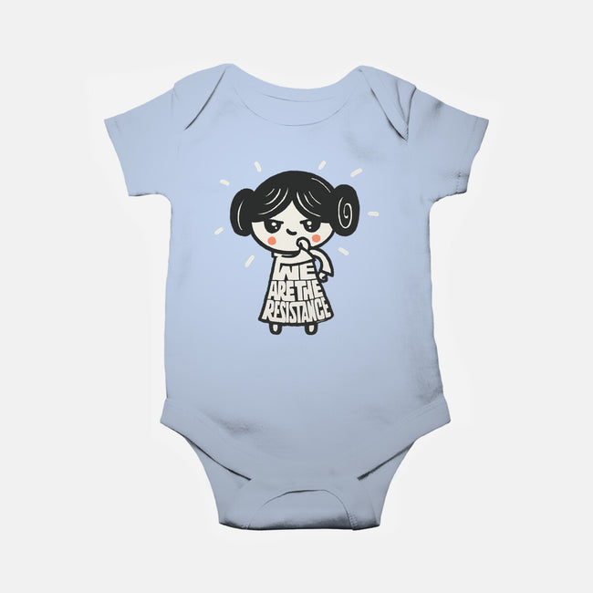 We Are The Resistance-Baby-Basic-Onesie-Wenceslao A Romero