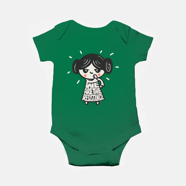 We Are The Resistance-Baby-Basic-Onesie-Wenceslao A Romero