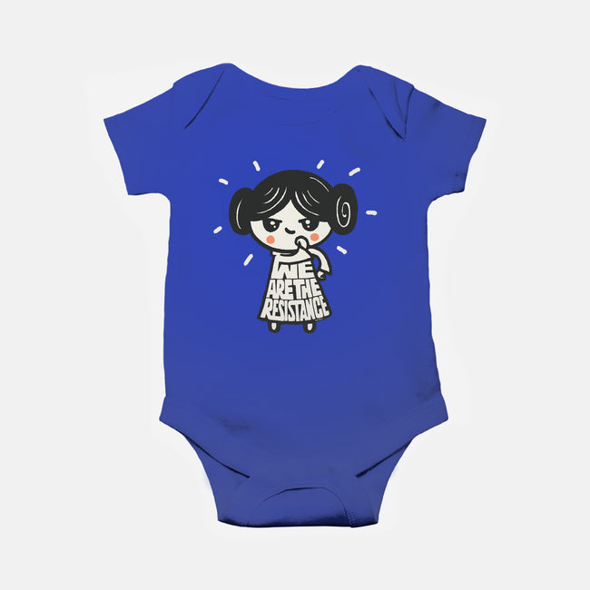 We Are The Resistance-Baby-Basic-Onesie-Wenceslao A Romero