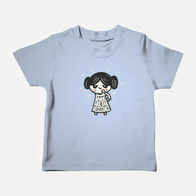 We Are The Resistance-Baby-Basic-Tee-Wenceslao A Romero