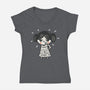 We Are The Resistance-Womens-V-Neck-Tee-Wenceslao A Romero