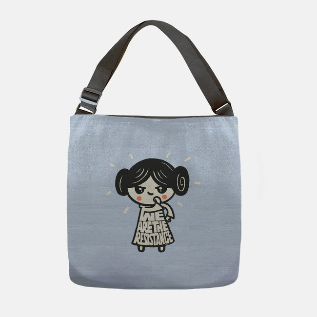 We Are The Resistance-None-Adjustable Tote-Bag-Wenceslao A Romero