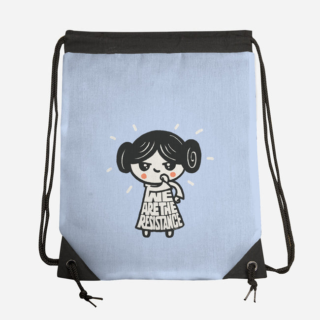 We Are The Resistance-None-Drawstring-Bag-Wenceslao A Romero
