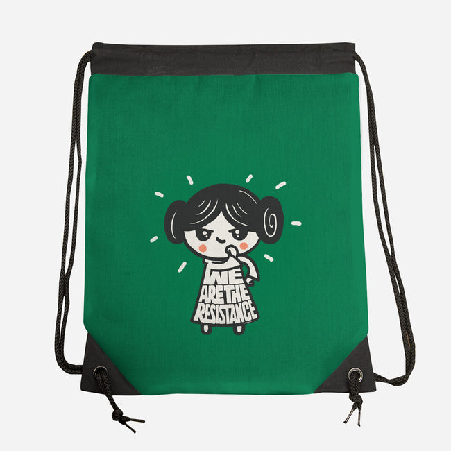 We Are The Resistance-None-Drawstring-Bag-Wenceslao A Romero