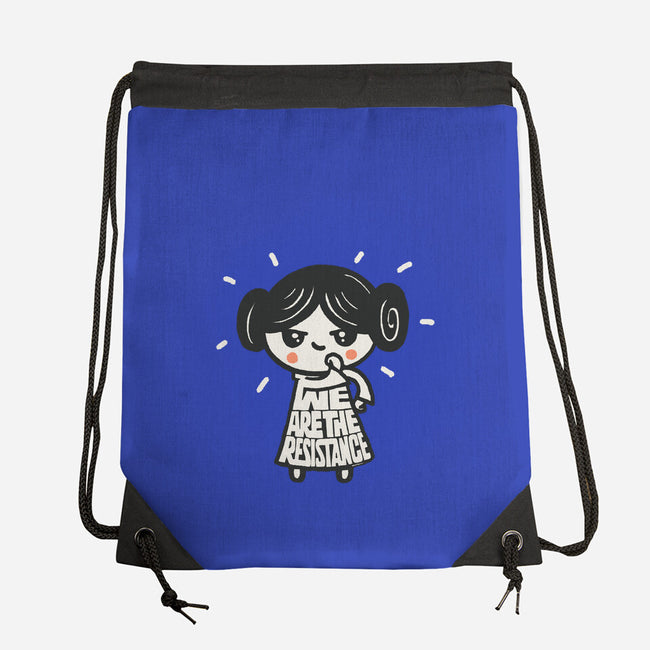 We Are The Resistance-None-Drawstring-Bag-Wenceslao A Romero