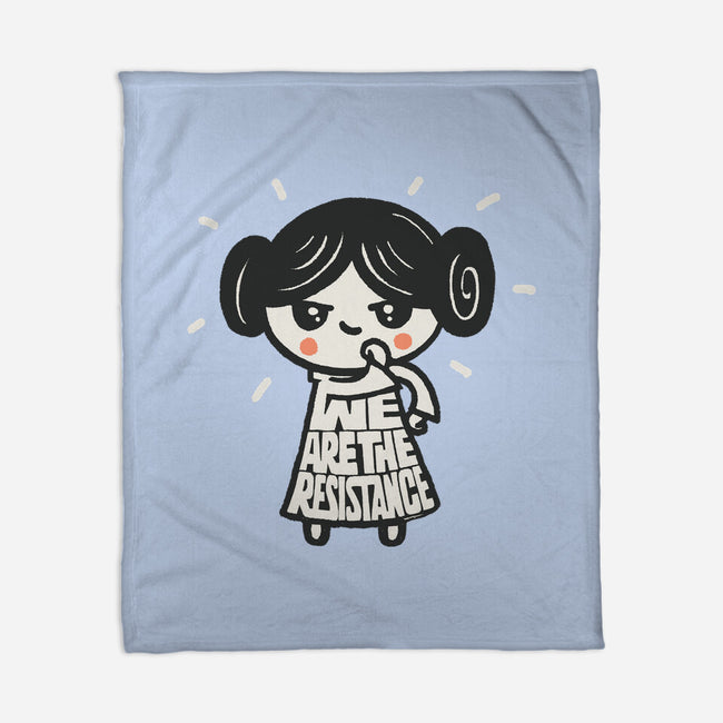 We Are The Resistance-None-Fleece-Blanket-Wenceslao A Romero