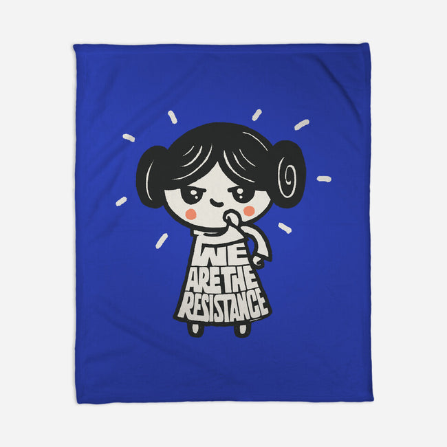 We Are The Resistance-None-Fleece-Blanket-Wenceslao A Romero