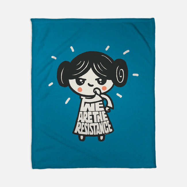 We Are The Resistance-None-Fleece-Blanket-Wenceslao A Romero