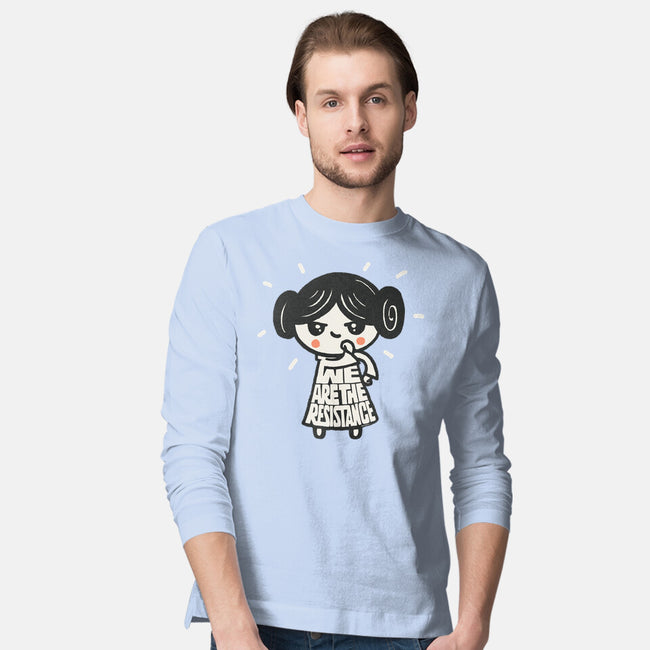 We Are The Resistance-Mens-Long Sleeved-Tee-Wenceslao A Romero