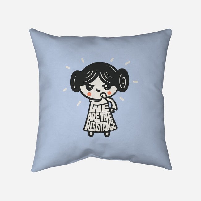 We Are The Resistance-None-Removable Cover w Insert-Throw Pillow-Wenceslao A Romero